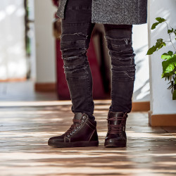 Buty męskie 4103 kawa