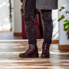 Buty męskie 4103 kawa