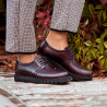 Damskie buty casualowe 6007 bordo