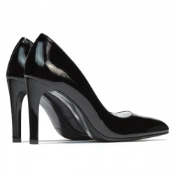 Eleganckie damskie buty 1276 lakierowane czarne