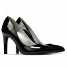 Eleganckie damskie buty 1276 lakierowane czarne
