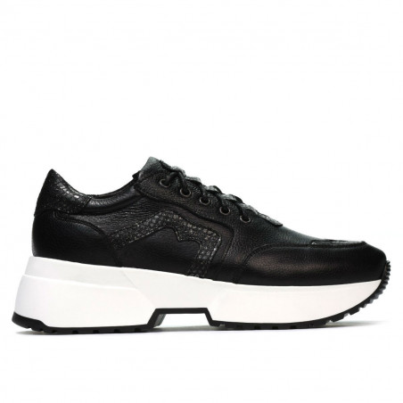 Buty sportowe damskie 6019 czarny kombinowany