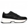 Buty sportowe damskie 6019 czarny kombinowany