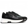 Buty sportowe damskie 6019 czarny kombinowany