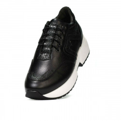 Buty sportowe damskie 6019 czarny kombinowany