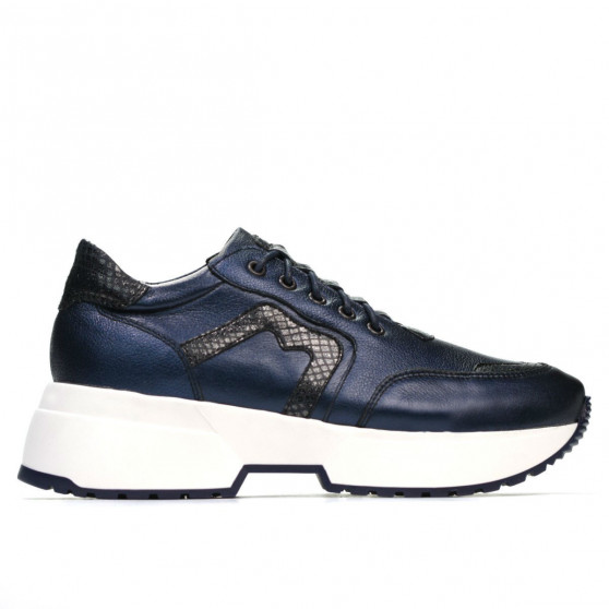 Buty sportowe damskie 6019 indygo perłowy mieszany