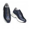 Buty sportowe damskie 6019 indygo perłowy mieszany