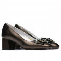 Eleganckie buty damskie 1274 brąz perłowy