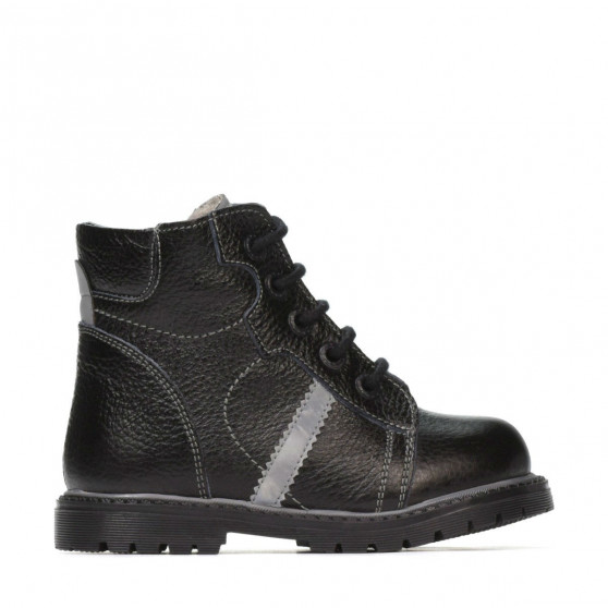 Buty dziecięce 102c czarno-kombinowane