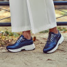 Buty sportowe damskie 6019 indygo perłowy mieszany lifestyle