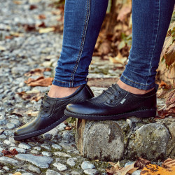 Męskie buty casual 7201-1 czarne