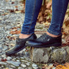 Męskie buty casual 7201-1 czarne