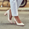 Damskie eleganckie buty 1273 nude