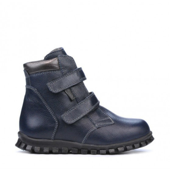 Buty dziecięce małe 32c indigo kombinowane