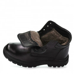 Buty męskie 4119 czarno kombinowane
