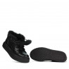 Damskie botki 3344 czarne
