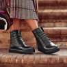 Damskie botki 3343 czarne