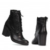 Damskie botki 3346 czarne