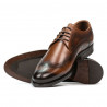 Eleganckie buty męskie 907 a brązowe