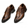 Eleganckie buty męskie 907 a brązowe