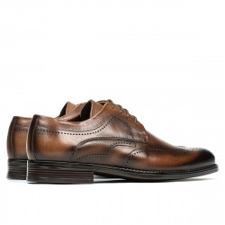 Eleganckie buty męskie 907 a brązowe
