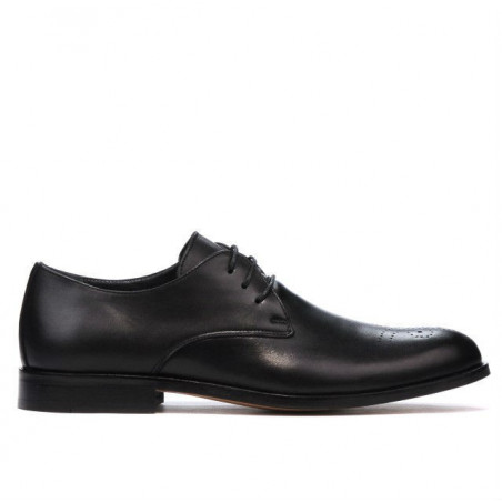 Eleganckie buty męskie (duże rozmiary) 878m czarne