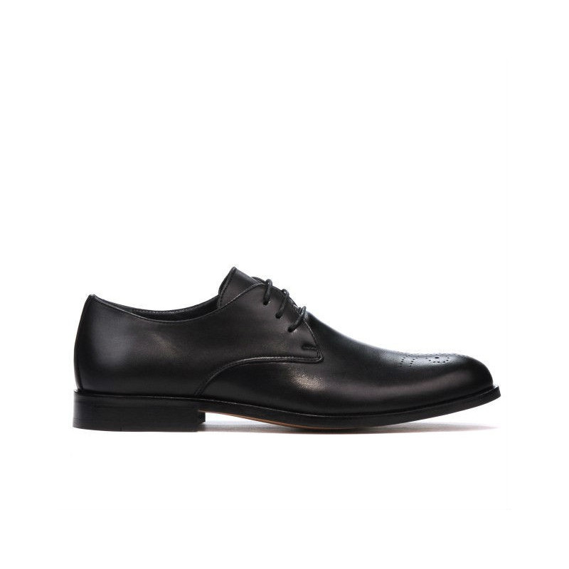 Eleganckie buty męskie (duże rozmiary) 878m czarne