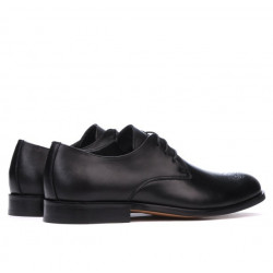 Eleganckie buty męskie (duże rozmiary) 878m czarne