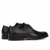 Eleganckie buty męskie (duże rozmiary) 878m czarne
