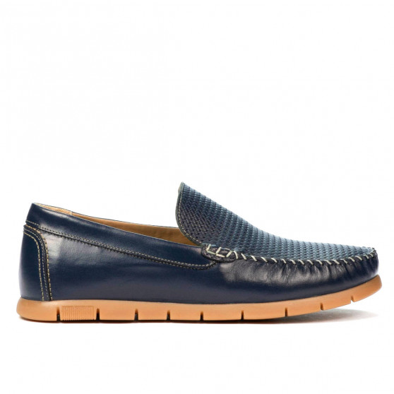 Mokasyny męskie 912 indigo