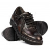 Buty casual męskie 909 a brązowe