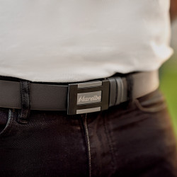 Pasek męski 45b biz czarny