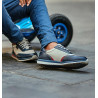 Młodzieżowe buty sportowe 374 indygo kombinowane lifestyle