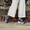 Buty sportowe damskie 6019 indygo perłowy mieszany