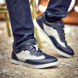 Buty sportowe męskie 886 indygo łączony lifestyle