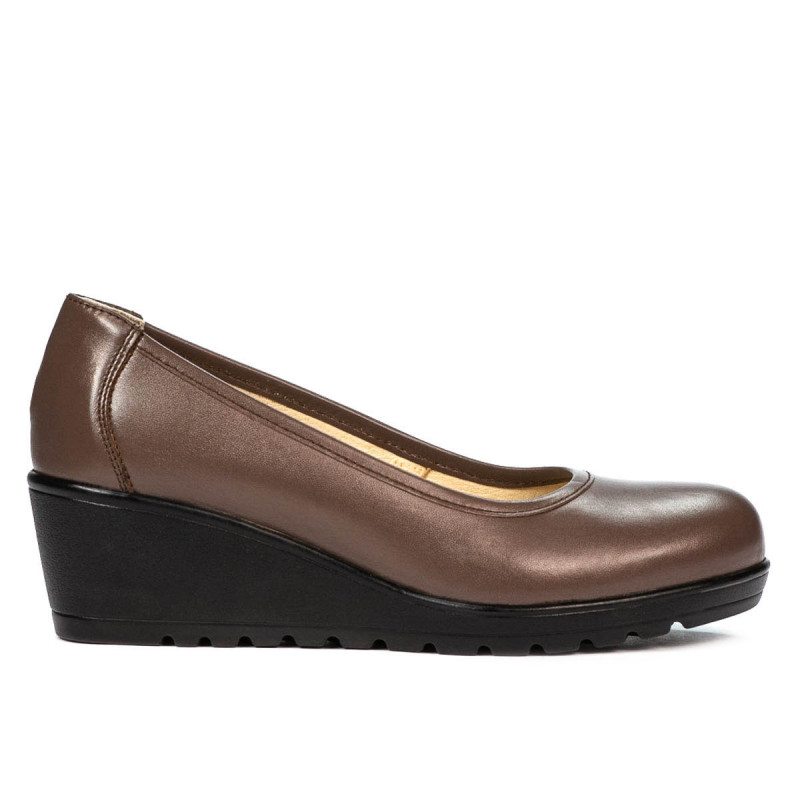 Buty casual damskie 6021 cappuccino