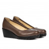 Buty casual damskie 6021 cappuccino