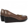 Buty casual damskie 6021 cappuccino