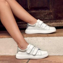 Damskie buty sportowe 6008sc biało-komponowane
