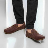 Mokasyny męskie 863 g bordo