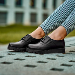 Damskie buty casual 6018 czarne