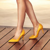 Damskie eleganckie buty 1246 żółte