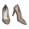 Eleganckie buty damskie 1234 cappuccino