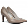 Eleganckie buty damskie 1234 cappuccino