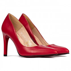 Damskie eleganckie buty 1276 czerwone