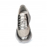 Damskie buty sportowe 6024 srebrne+białe