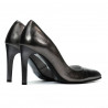 Eleganckie damskie buty 1276 srebrne perłowe