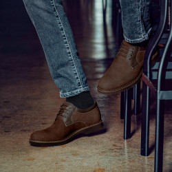 Casualowe buty męskie 881 bufo café lifestyle