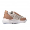 Buty sportowe damskie 6024 puder+biały