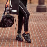 Damskie buty sportowe 6015 czarno kombinowane